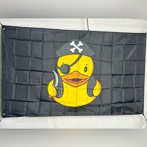 Pirate Rubber Duck Flag 5x3 Ft.